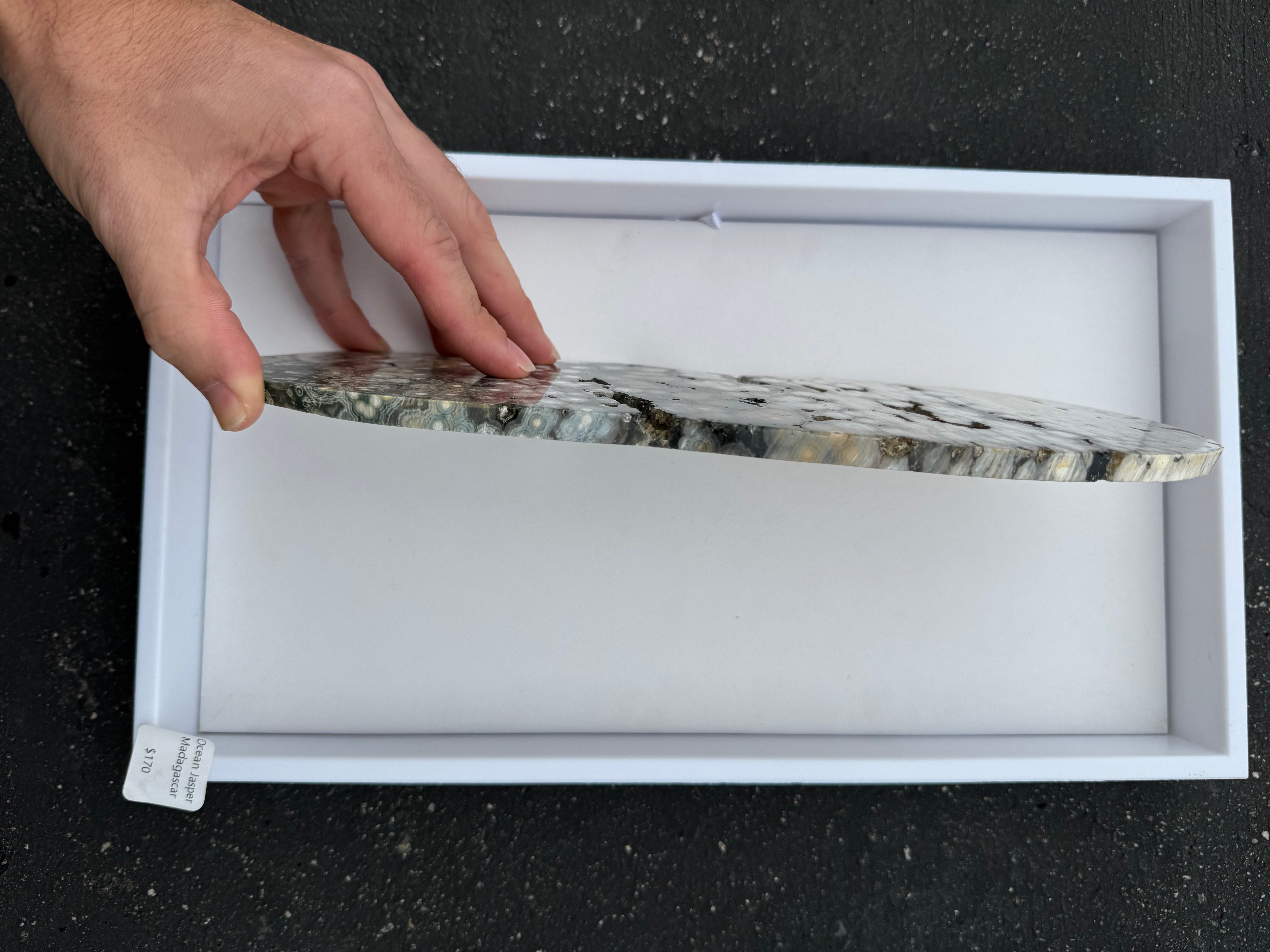 Ocean Jasper Slab; 578.1 grams