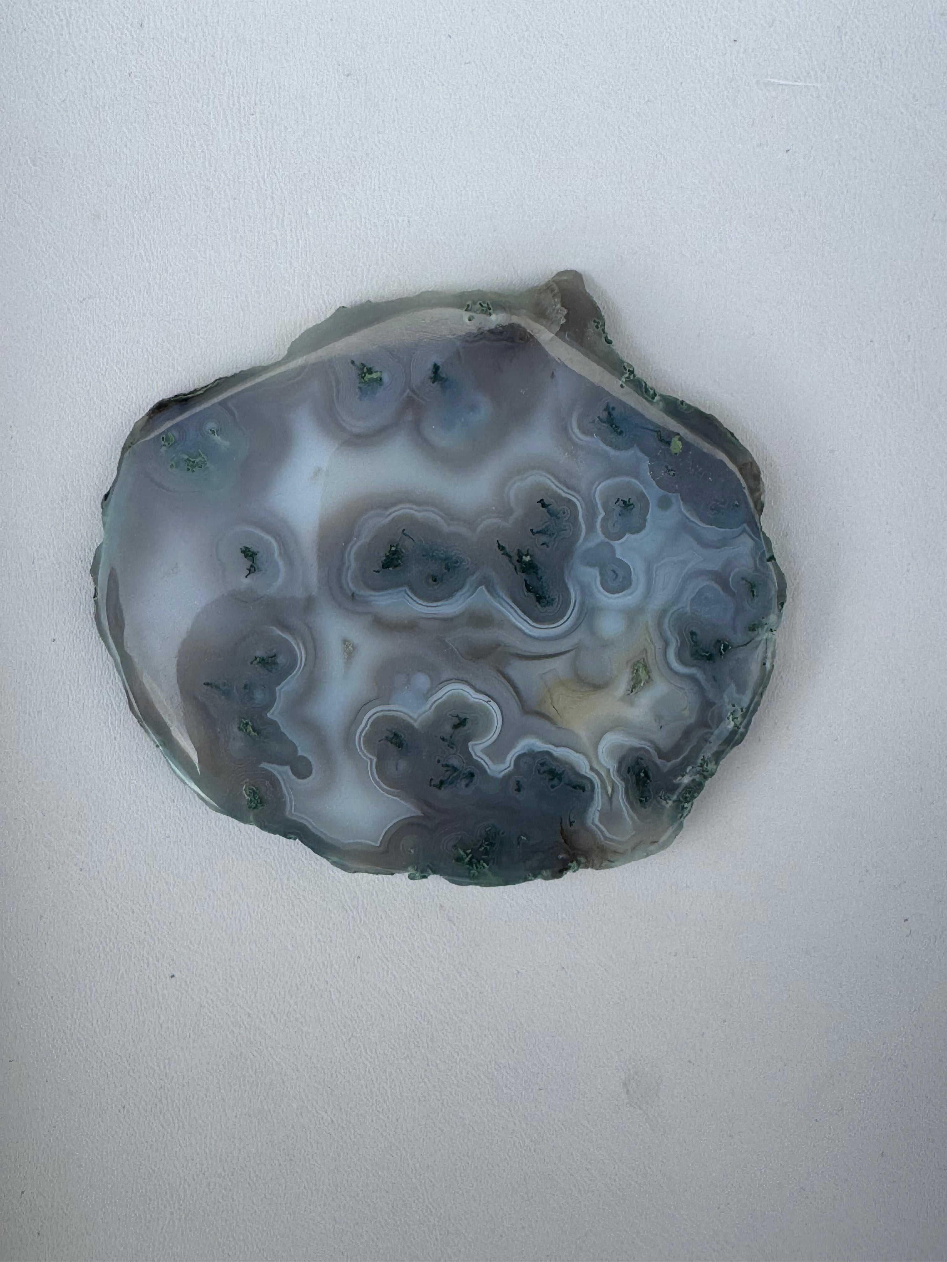 Botswana Agate Slice; 80.9 grams