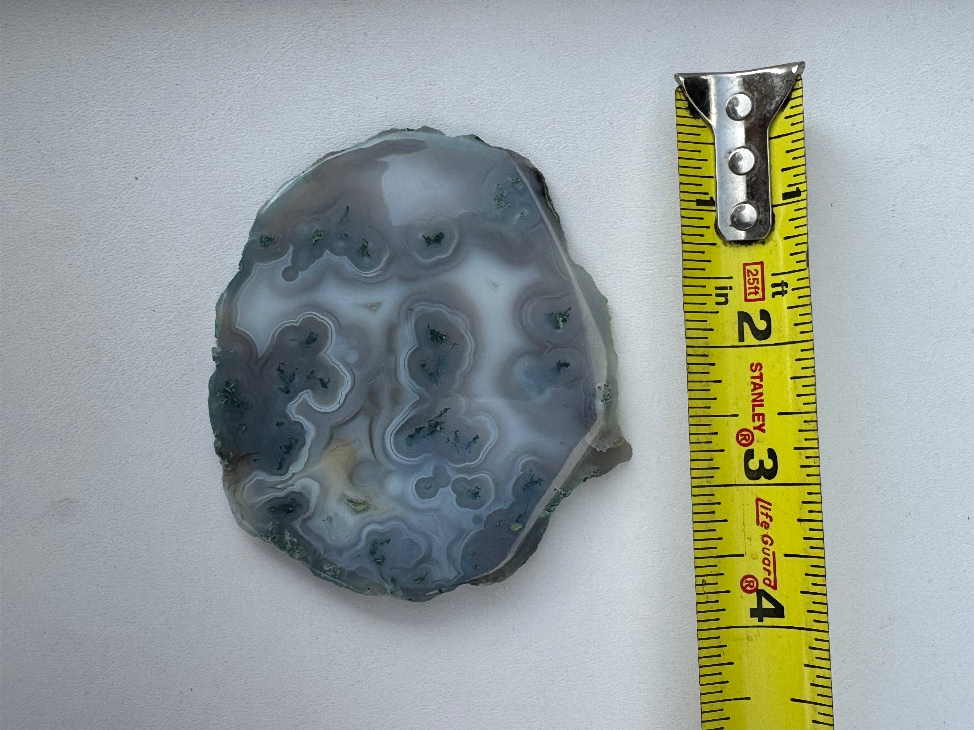 Botswana Agate Slice; 80.9 grams
