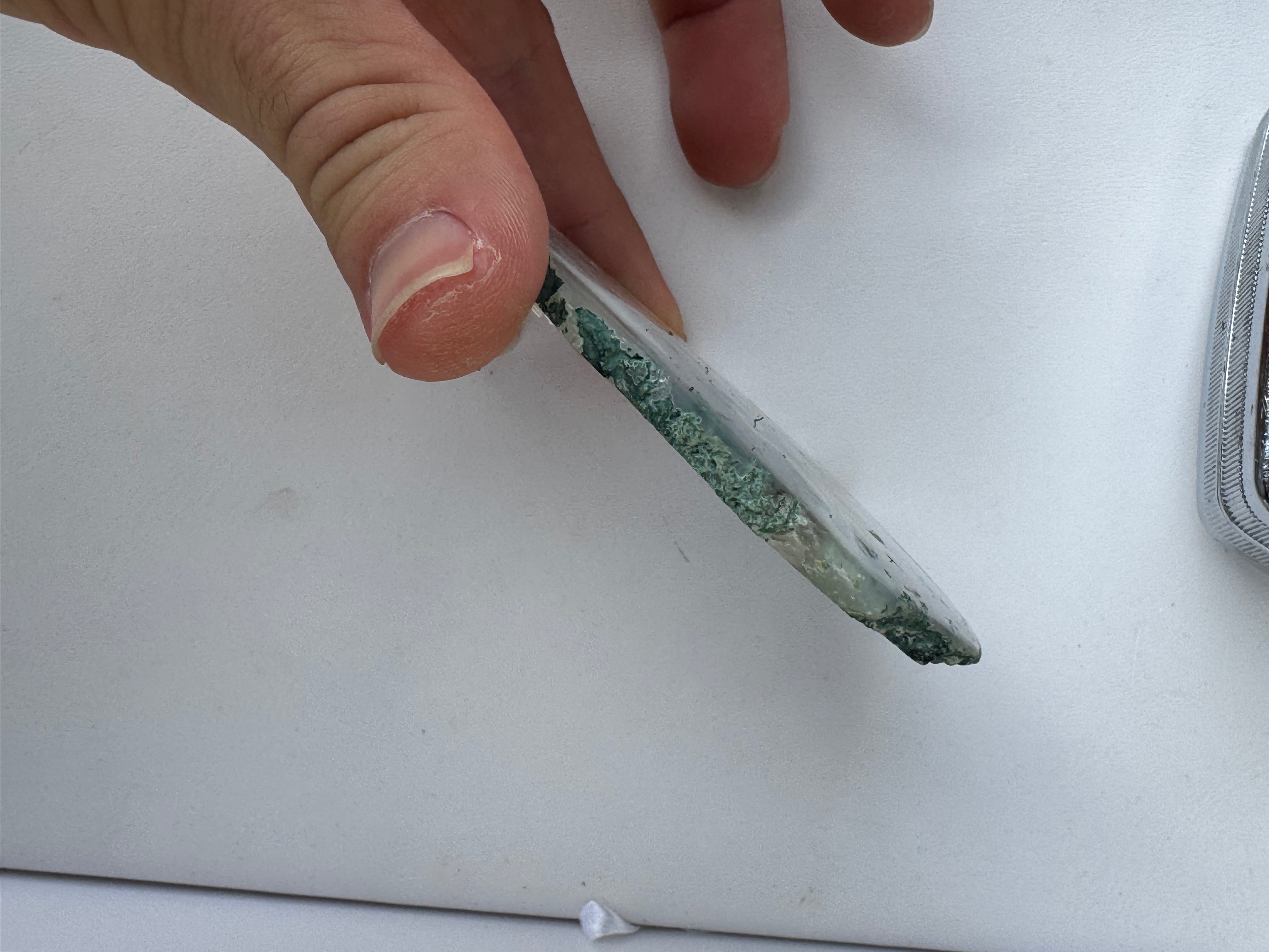 Botswana Agate Slice; 80.9 grams